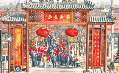 听夯号品非遗 黄河畔赶大集