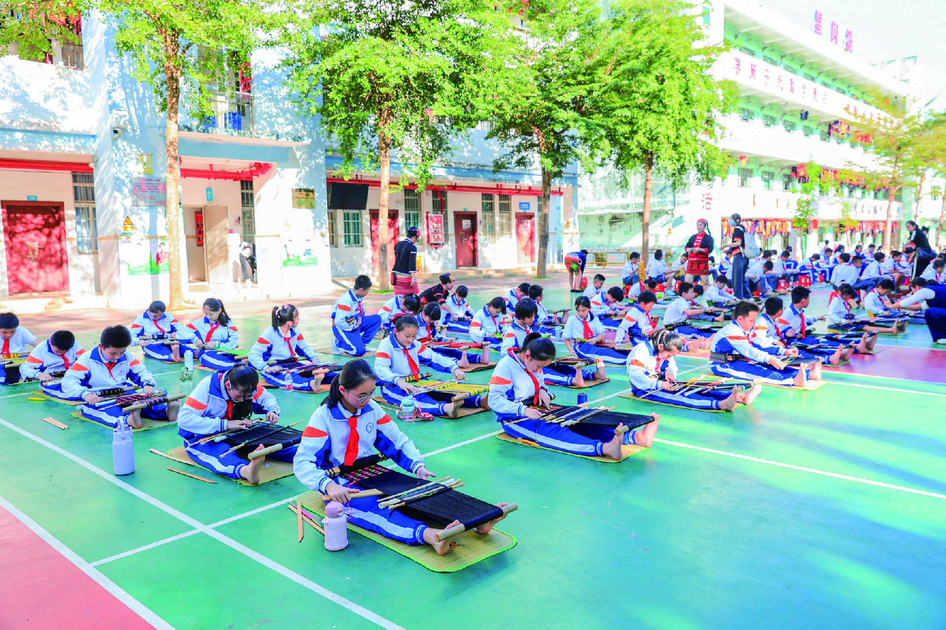 非遗进校园：新教法、新学法相得益彰